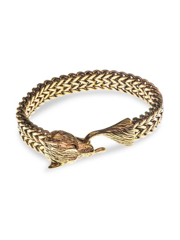 Jean Claude Rose Goldplated Stainless Steel Bracelet