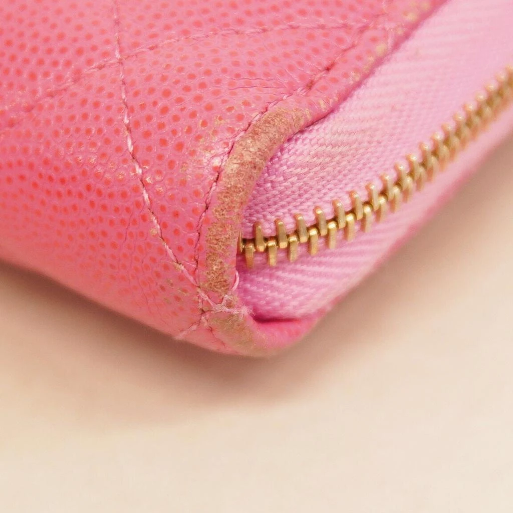 Chanel Grained Calfskin Long Wallet (Bi-Fold) (Pre-Owned) 5