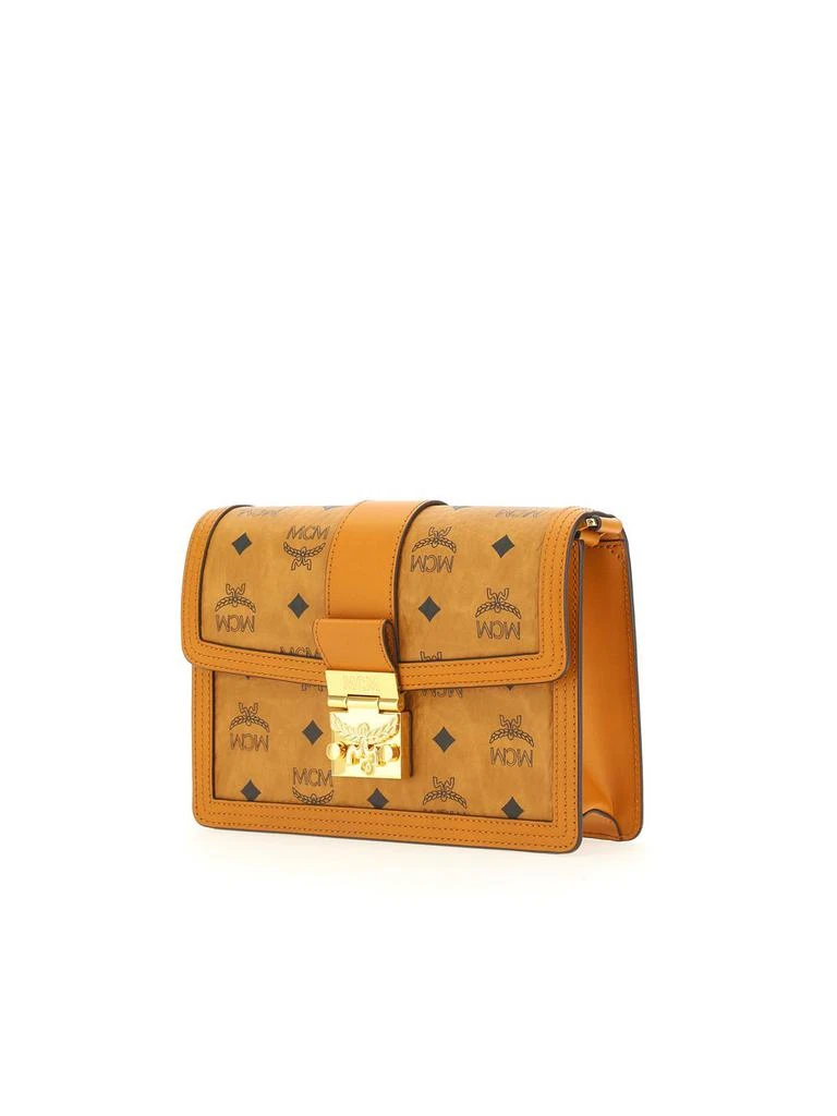 MCM MCM Logo Printed Foldover Top Crossbody Bag 3