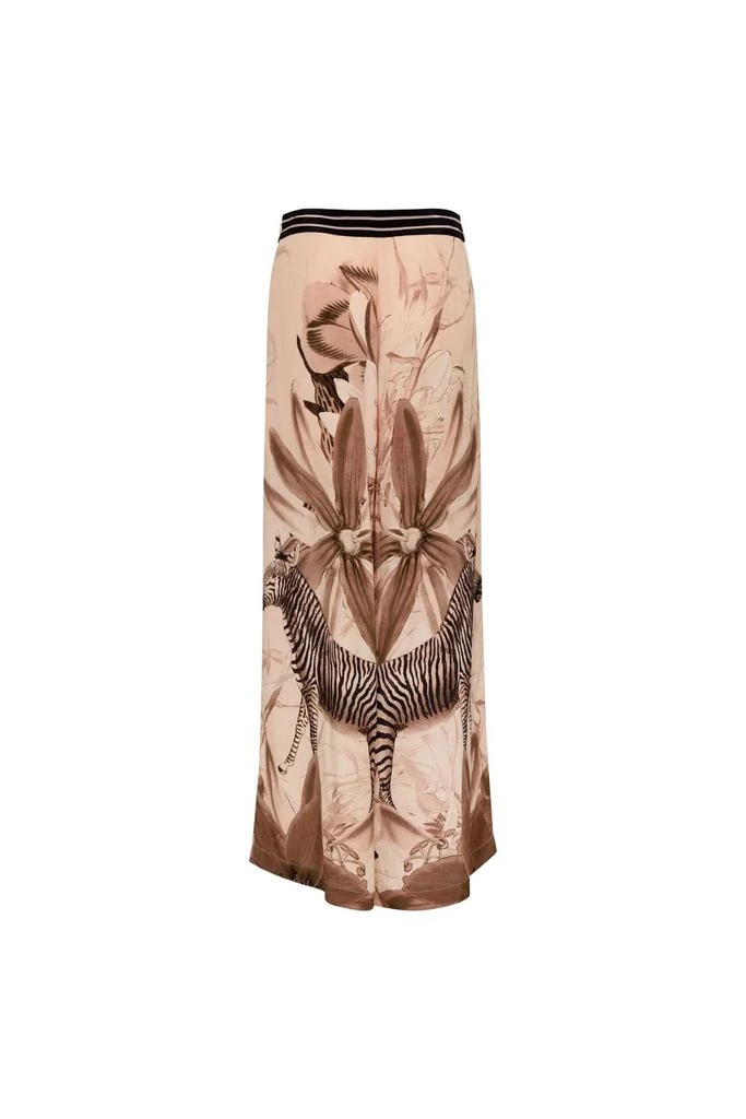 Carolina K Women's Palazzo Pants In Zebra Cream 2