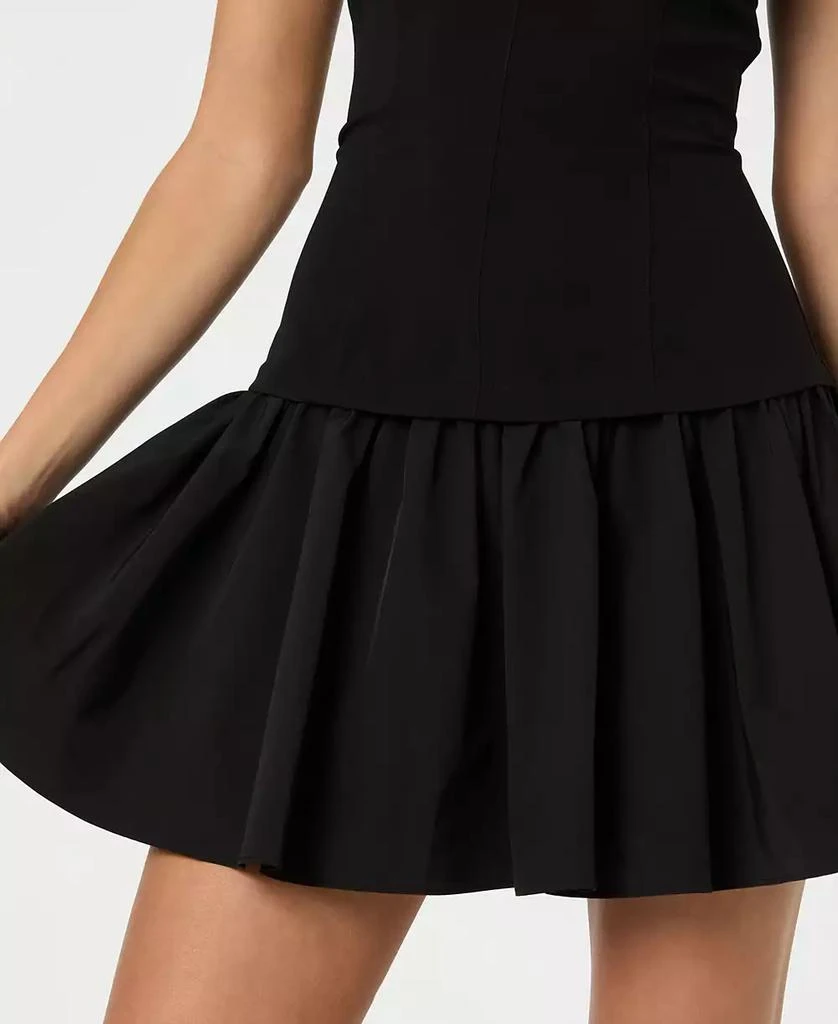 ASTR Women's Strapless Drop Waist Dress 4