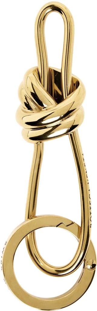 Bottega Veneta Gold Andiamo Keychain 2