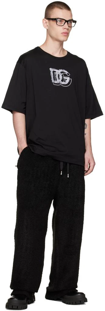Dolce & Gabbana Black Drawstring Lounge Pants 4