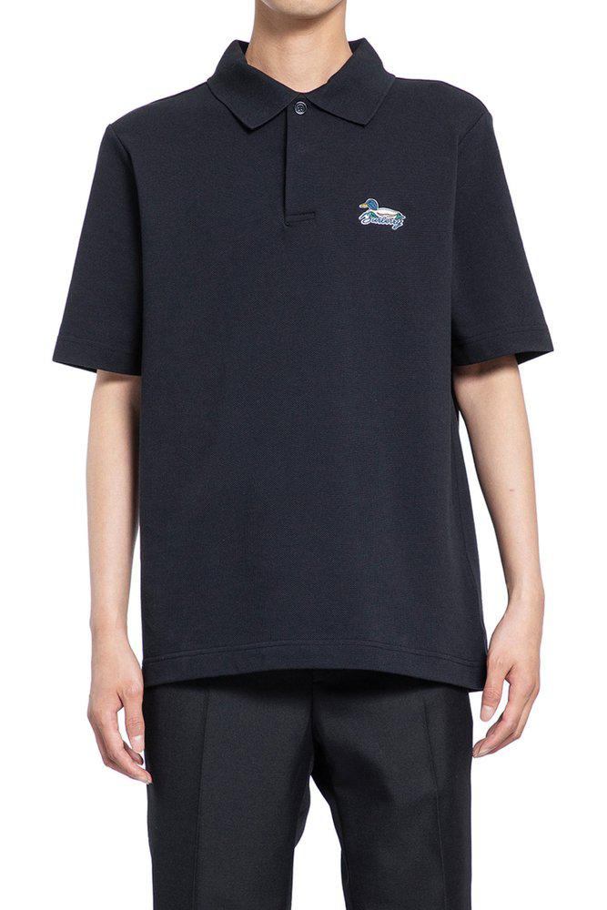 Burberry Burberry Logo-Patch Short Sleeved Polo Shirt - Polo