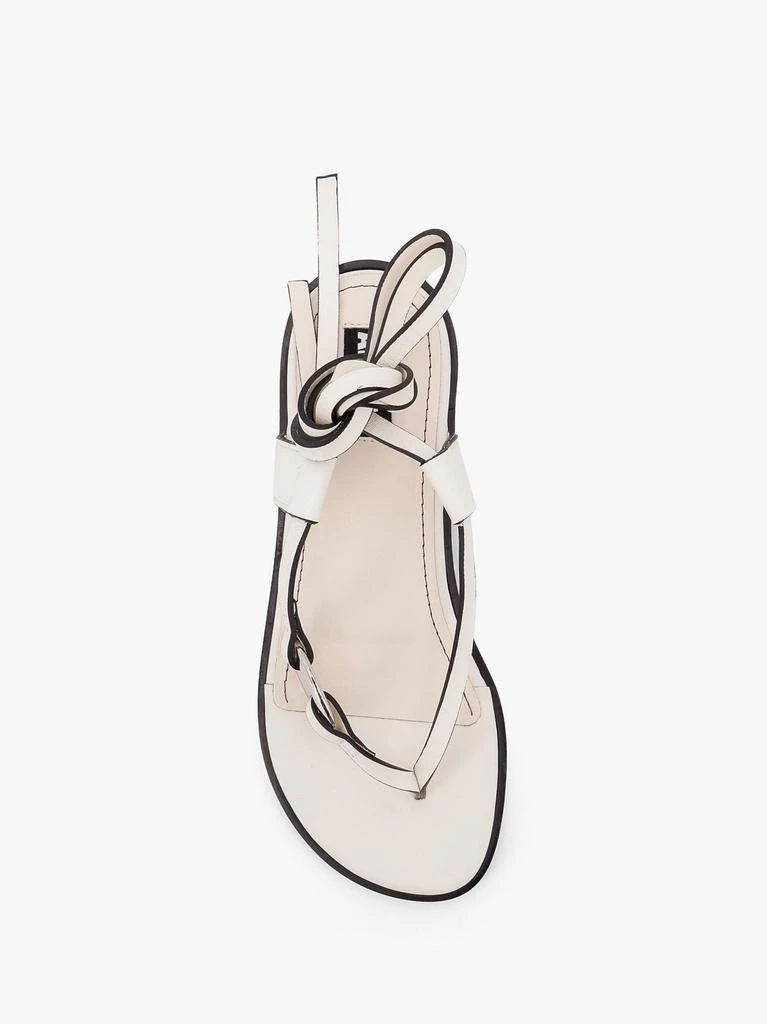 ALOHAS Morosia leather thong sandals with metal ring 4