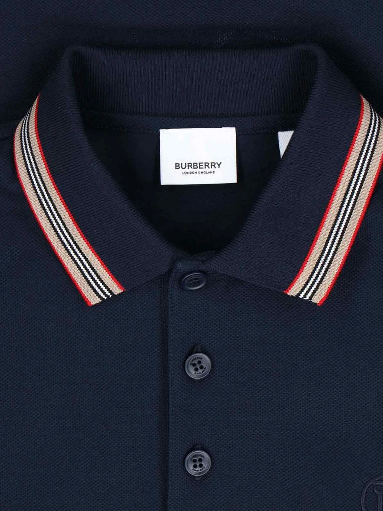 Burberry Burberry Logo Embroidered Short Sleeved Polo Shirt 3