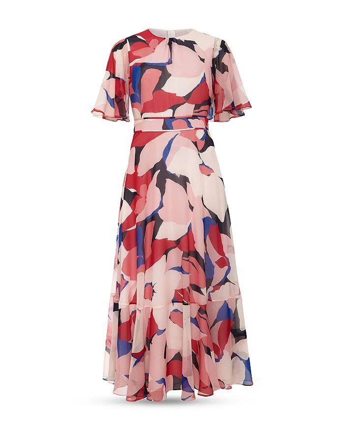 HOBBS LONDON Freya Printed Silk Dress 7