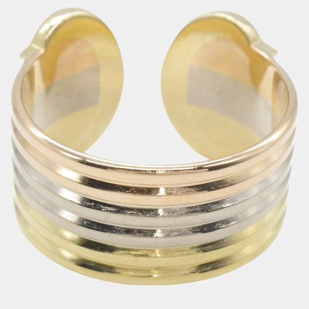 Cartier Cartier 18K Yellow, White and Rose Gold C De Cartier Band Ring EU 53 3