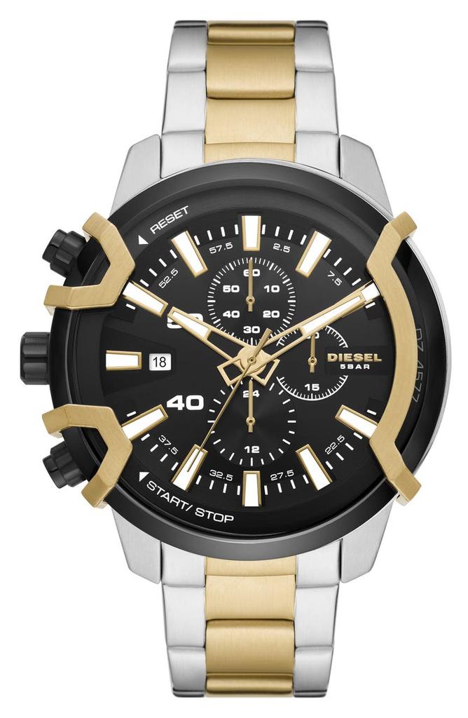 Griffed Chronograph Two Tone Bracelet Watch 48mm