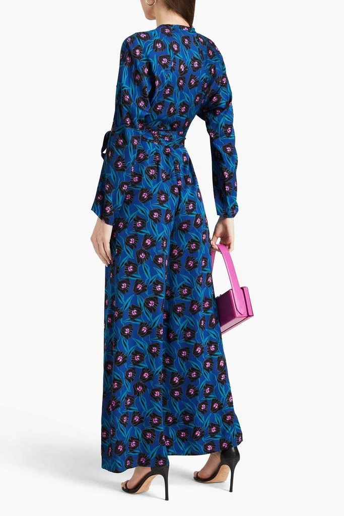 Diane von Furstenberg Piper floral-print crepe wide-leg jumpsuit 3