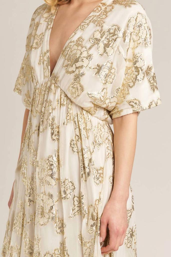 En Creme En Creme - Sands Foil Maxi Dress