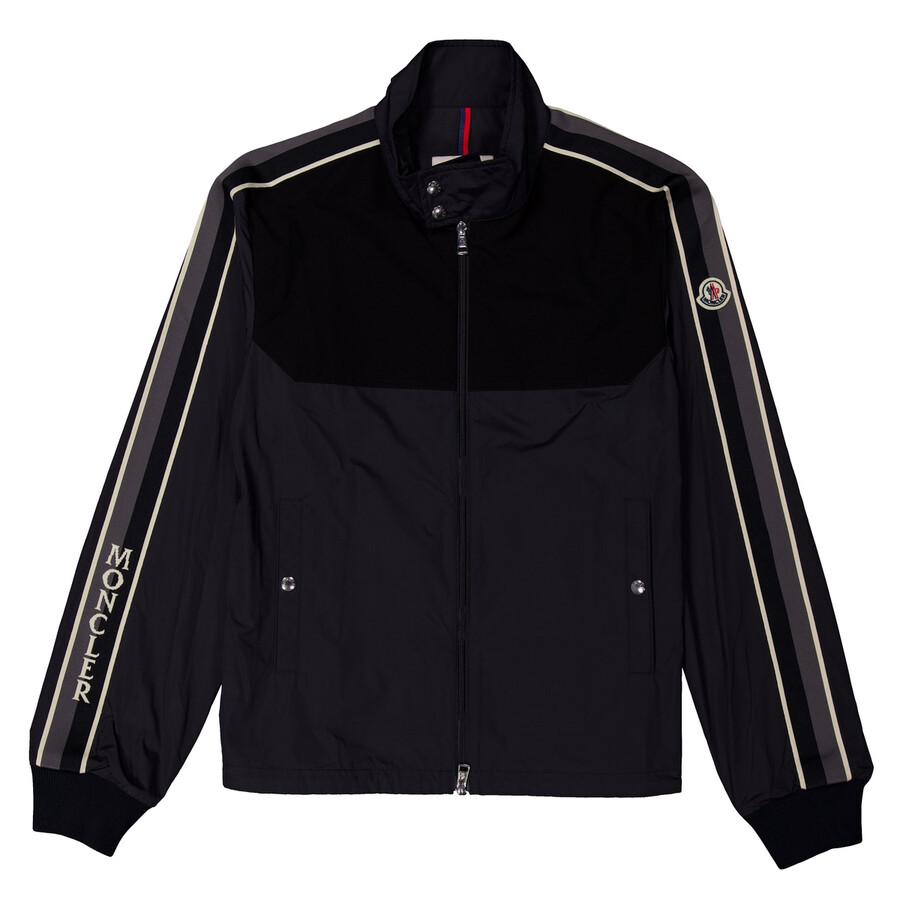 MONCLER MA1スタイル ジップアップ ナイロン ジャケット ブラック FREAK'S STORE ma1 ma-1 限定展開 ナイロン フリース