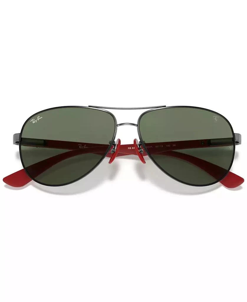 Ray-Ban Men's Sunglasses, RB8313M Scuderia Ferrari Collection 61 2