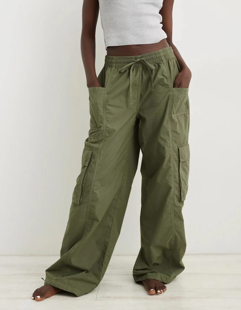 Aerie Aerie High Waisted Go-For-It Baggy Cargo Pant 9