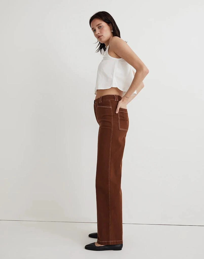 Madewell The Petite Emmett 2.0 Wide-Leg Pants: Garment-Dyed Edition 3