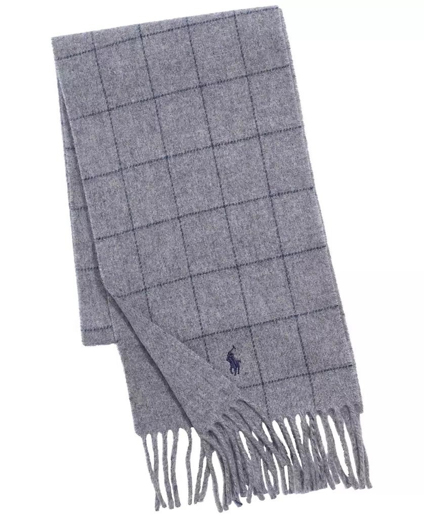 Ralph Lauren Men's Reversible Windowpane Scarf