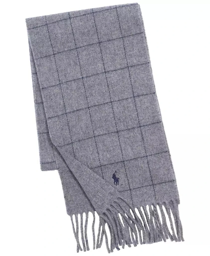 Polo Ralph Lauren Men's Reversible Windowpane Scarf 1