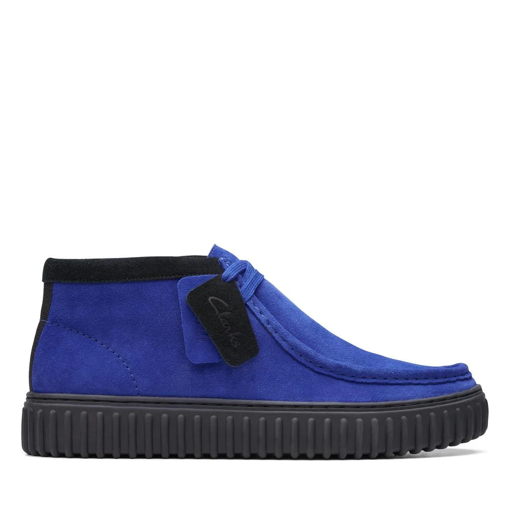 Clarks Torhill Hi in Blue Suede 1