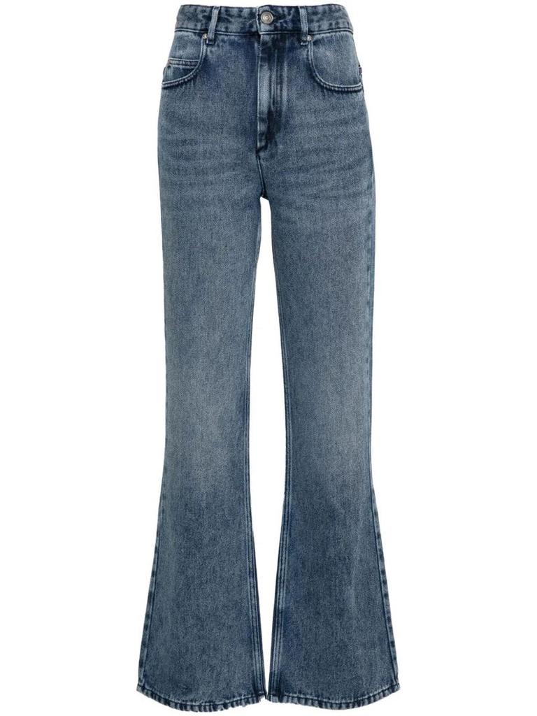 Isabel Marant Isabel Marant Belvira Flowing Bootcut Jeans Clothing