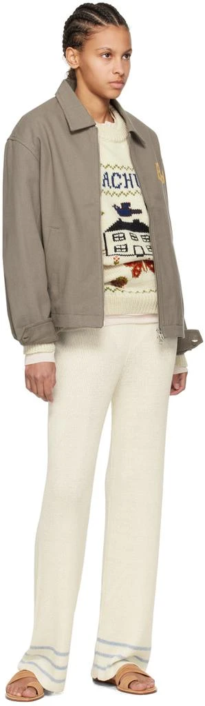 Bode Taupe 'Low Lying Summer Club' Jacket 4