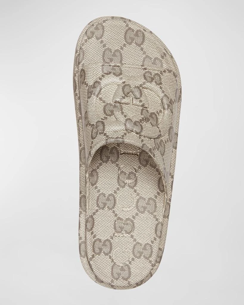 Gucci Men's Interlocking G Rubber Slide Sandals 4