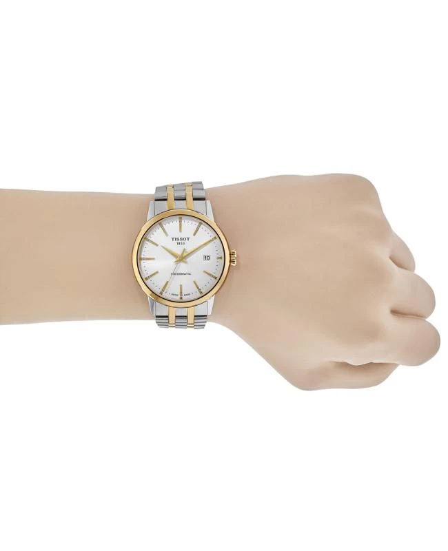 Tissot Tissot Classic Dream Swissmatic Silver Dial Two Tone Steel Men's Watch T129.407.22.031.01 3