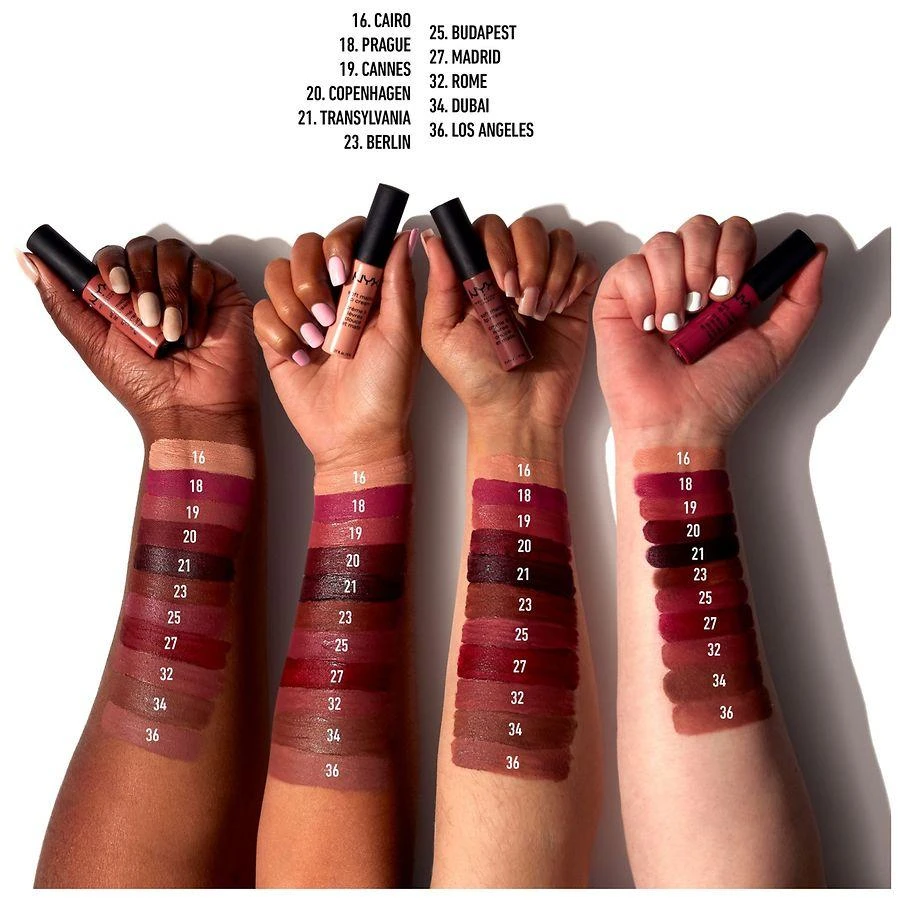 NYX Professional Makeup Soft Matte Lip Cream Lightweight Liquid Lipstick 6