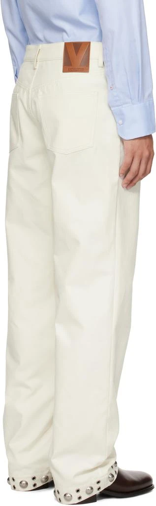 Valentino Off-White Studded Trousers 3