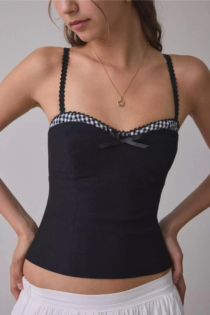 ASTR ASTR The Label Amalie Sweetheart Cropped Bustier Top