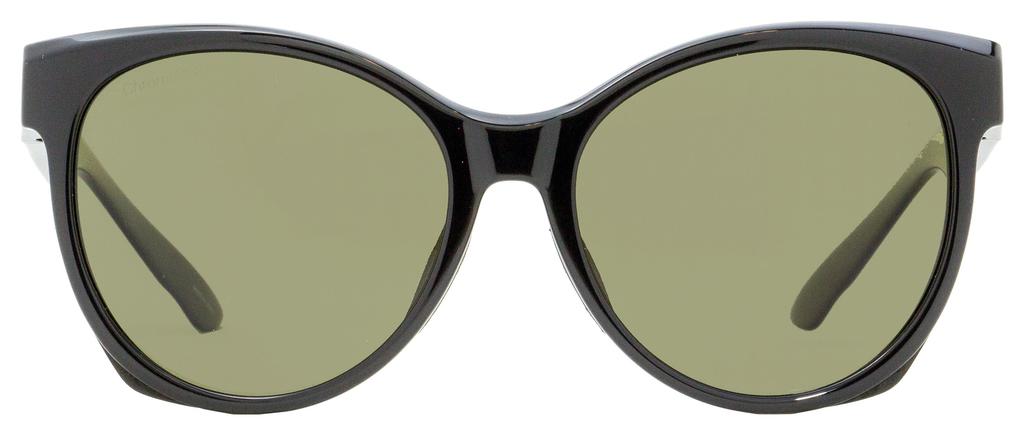 Smith Women's ChromaPop Sunglasses Fairground 807L7 Shiny Black 55mm