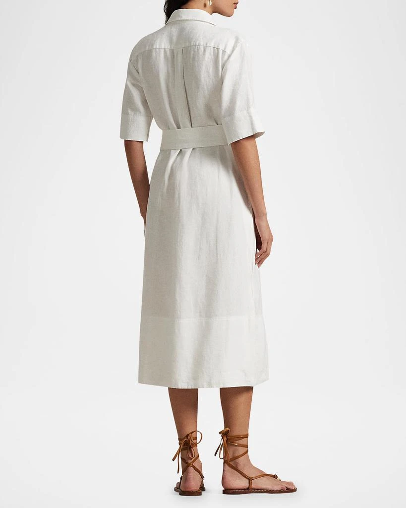 Ralph Lauren Belted Linen Shirtdress 3