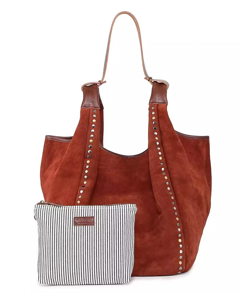 OLD TREND Women's Genuine Leather Rose Valley Hobo Bag 1