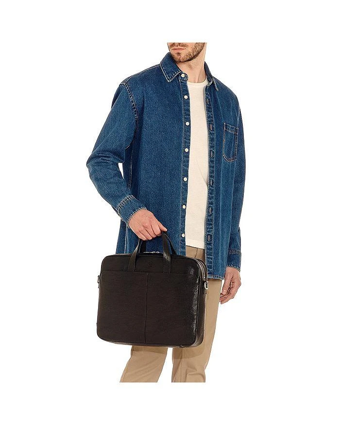 Il Bisonte Galileo Leather Briefcase 3