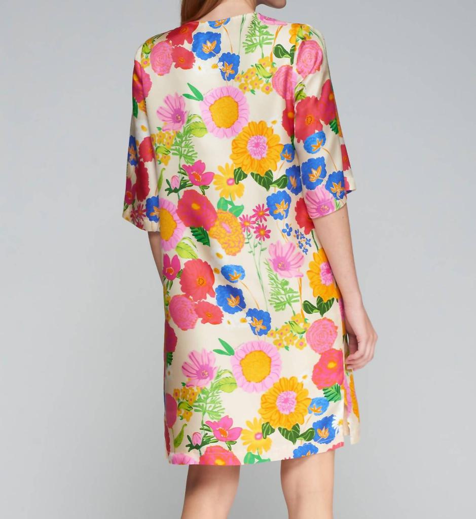 VILAGALLO Vilagallo - DRESS LIZETE FLOR SEDA