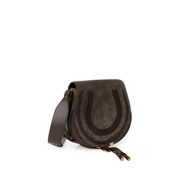 Chloé SMALL BRACELET BAG IN GRANATE BUFFALO LEATHER