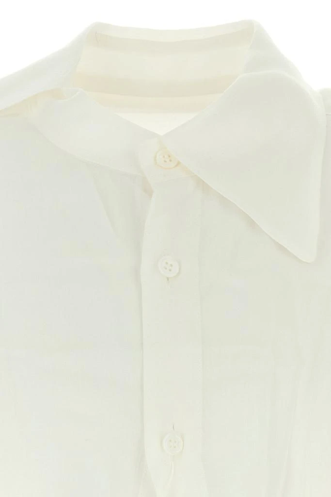 YOHJI YAMAMOTO White cellulose oversize shirt 3