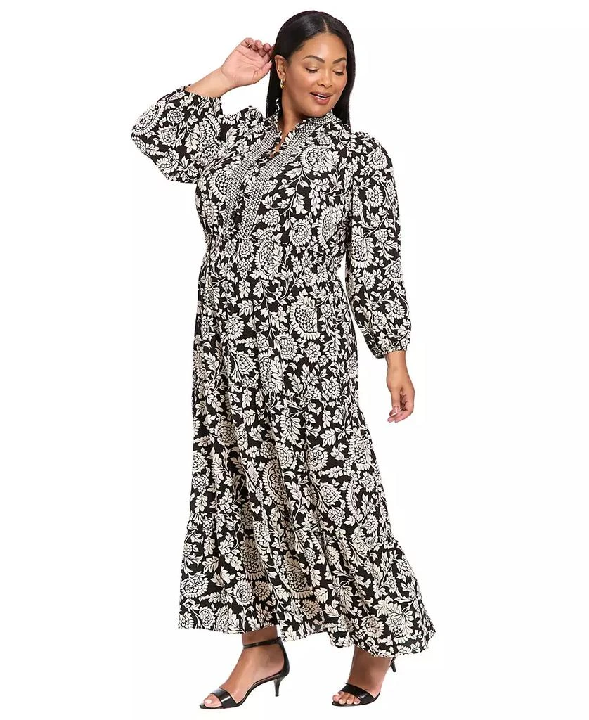 Plus Size Tiered Maxi Dress  On Sale Now with Up to 61% Off | Discover  Exclusive Deals & Savings at BeyondStyle  Authentic London Times dress|women's  fashion|dresses with Limited-Time Discounts, Free
