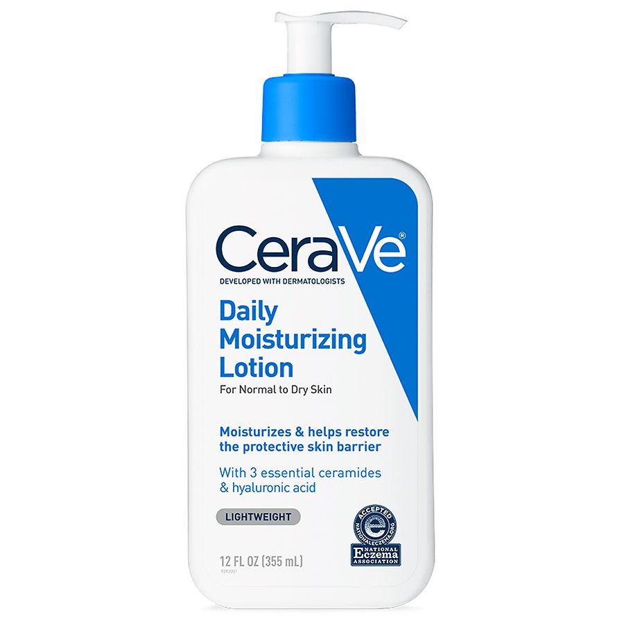 CeraVe Moisturizing Face and Body Lotion with Hyaluronic Acid for Normal to Dry Skin Unscented