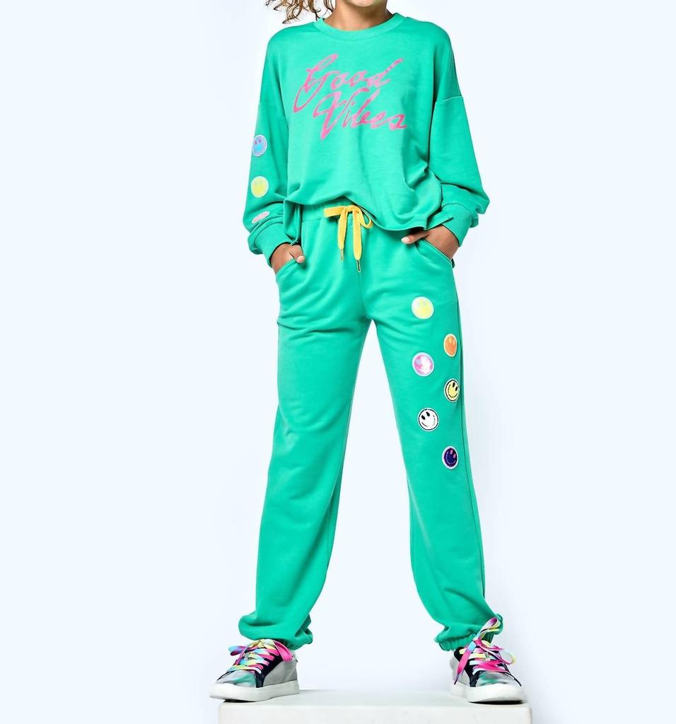 Hannah Banana Hannah Banana - Girl's Good Vibes Sweatshirt