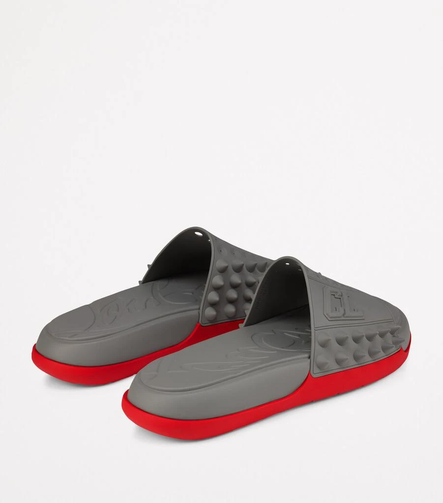 CHRISTIAN LOUBOUTIN TAKE IT EASY RUBBER MULE SLIDE SANDAL MEN GREY SZ 43 NEW! Christian Louboutin Take It Easy Slides - Sandals - Compare  main image 2