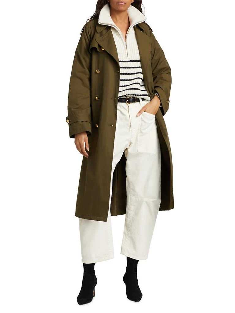 Nili Lotan Toussaint Cotton-Blend Trench Coat 2