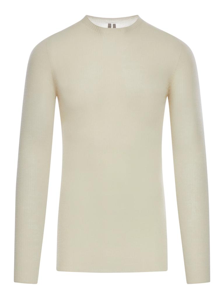 Rick Owens WOOL SWEATER IN SEMI