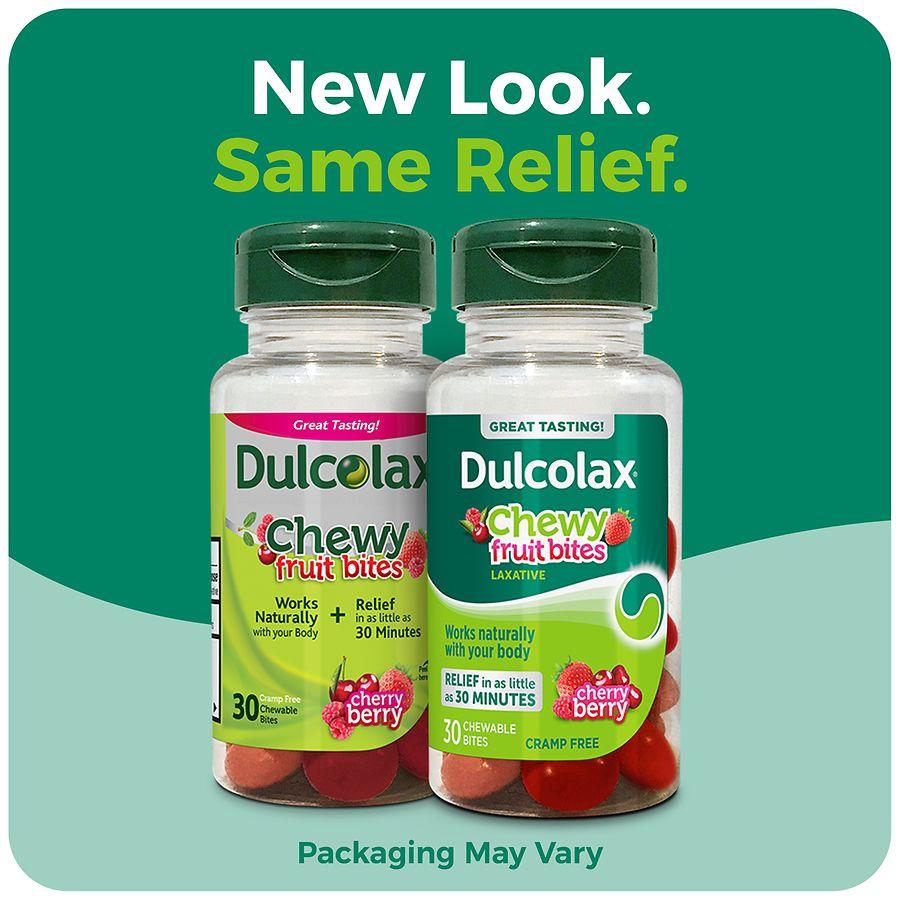 Dulcolax Saline Laxative Chewy Fruit Bites Cherry Berry