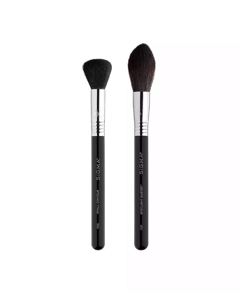 Sigma Beauty Sculpt + Glow Makeup Brush Duo 1