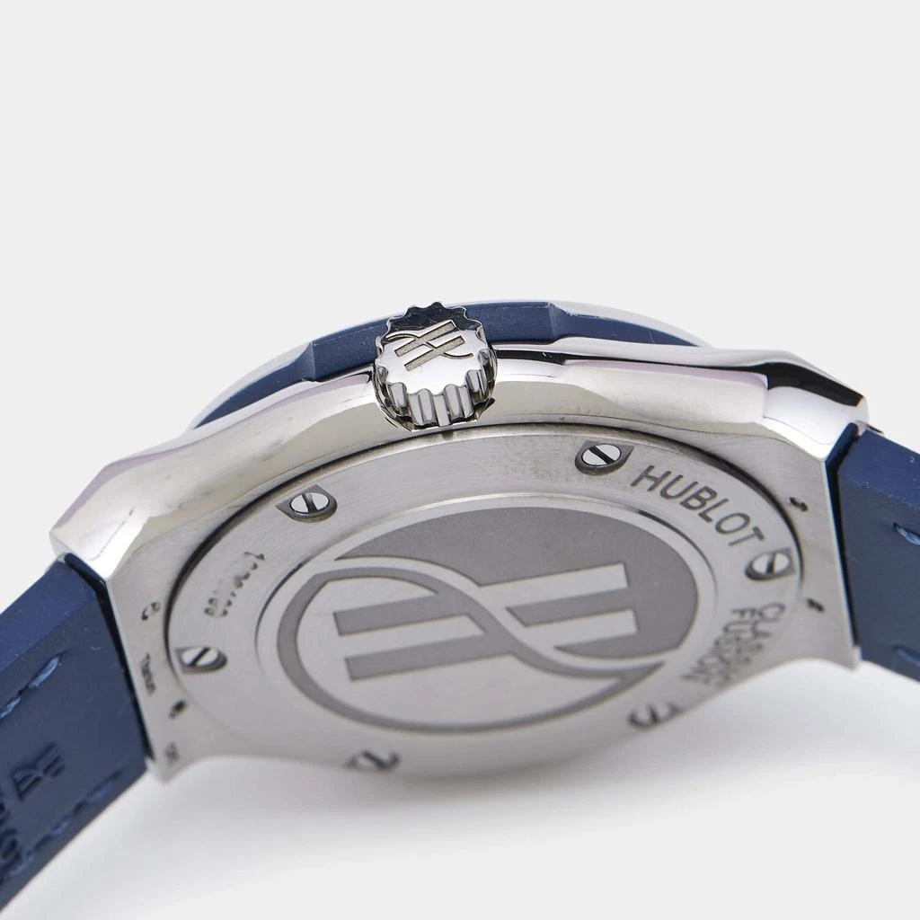 Hublot Hublot Blue Titanium Rubber Classic Fusion 581.NX.7170.LR Women's Wristwatch 33 mm 6