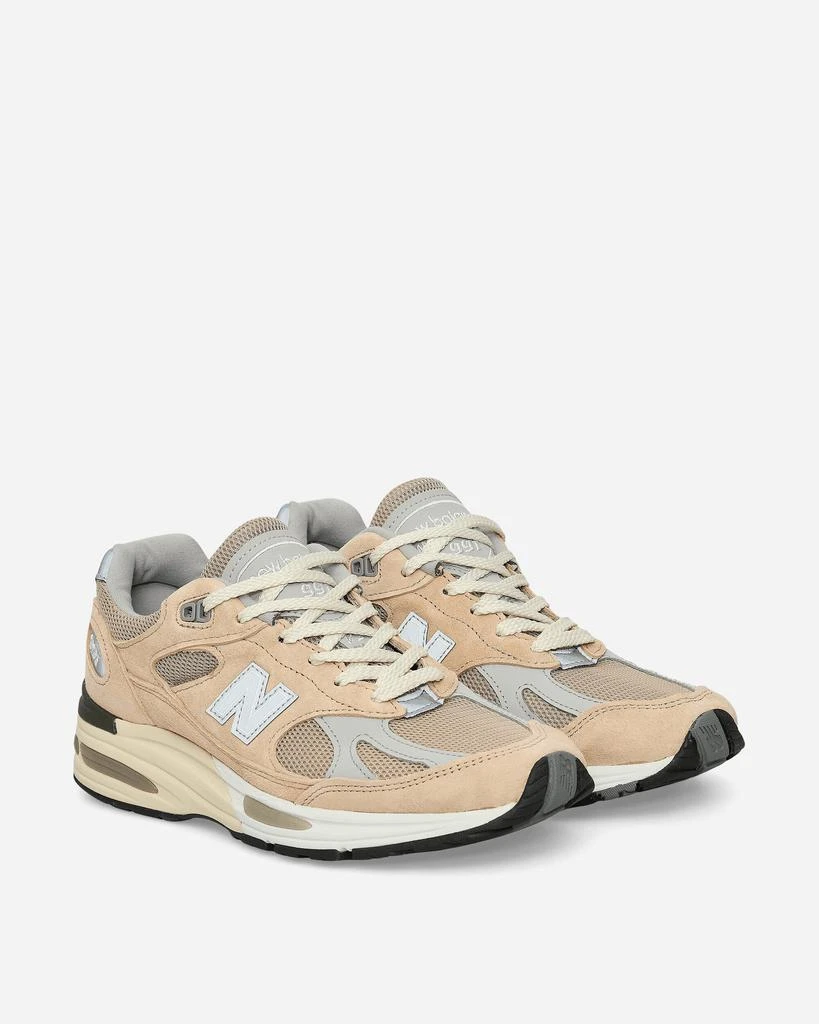 New Balance Made in UK 991v2 Sneakers Cuban Sand / Harbor Mist / Silver 2