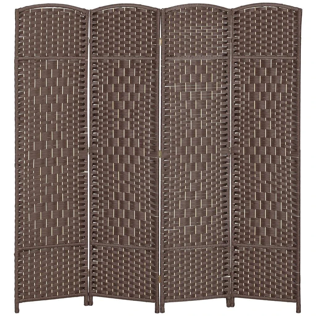 Hivvago 6
 Tall Freestanding Wood Privacy Screen with 4 Panels
