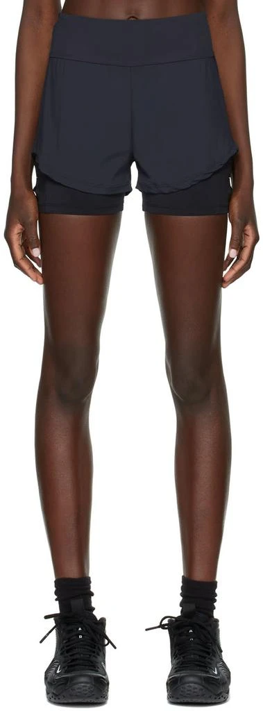 RUI SSENSE Exclusive Black Spandex Sport Shorts 1