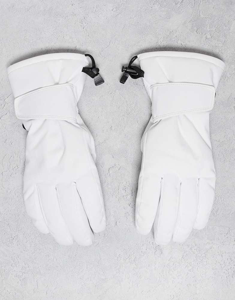 ASOS 4505 Ski & Snow ASOS 4505 Ski insulated water repellent gloves in white