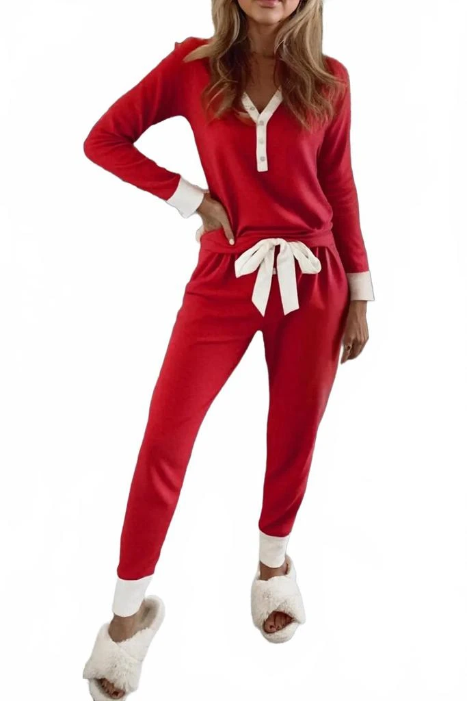 66DISCO My Valentine Lounge Set In Red